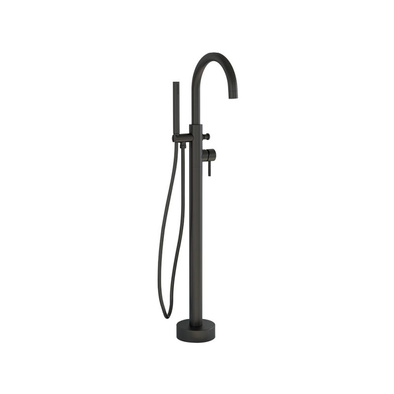 Ravine Floor Standing Bath Shower Mixer - Matte Black